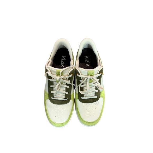 Kizik Brisbane Womens 11 Mens 8.5 Sweet Pea Hands Free Lace Up Comfort Sneakers - Picture 7 of 9